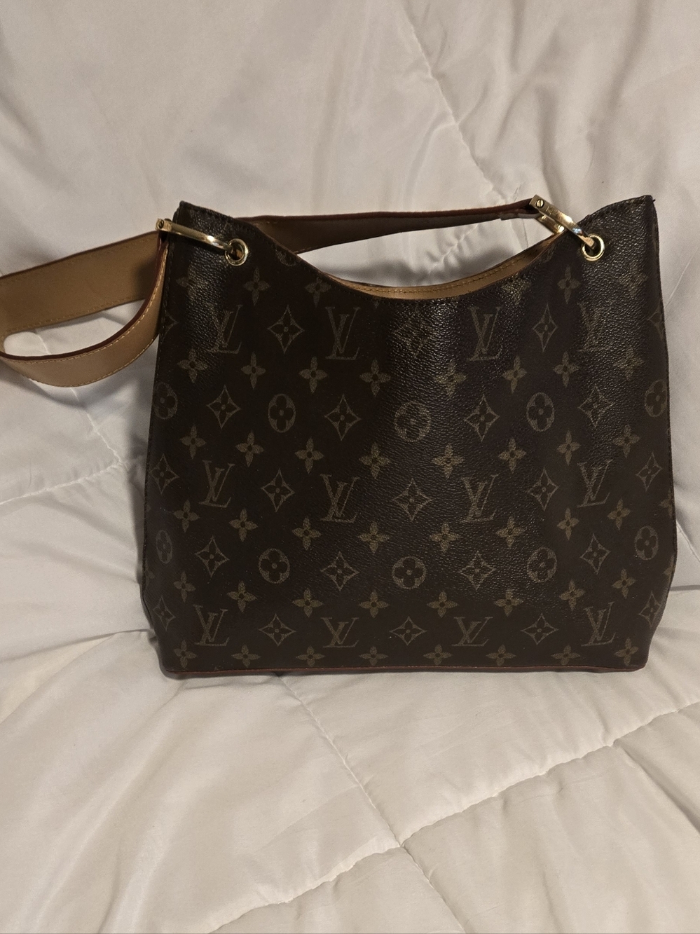 LV Monogram Graceful Shoulder Bag